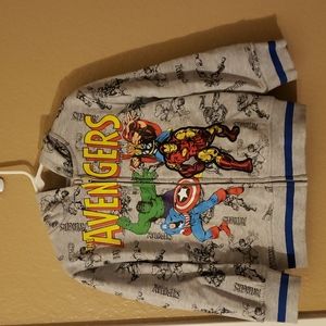 Marvel Avengers zip up hoodie with side  pockets
